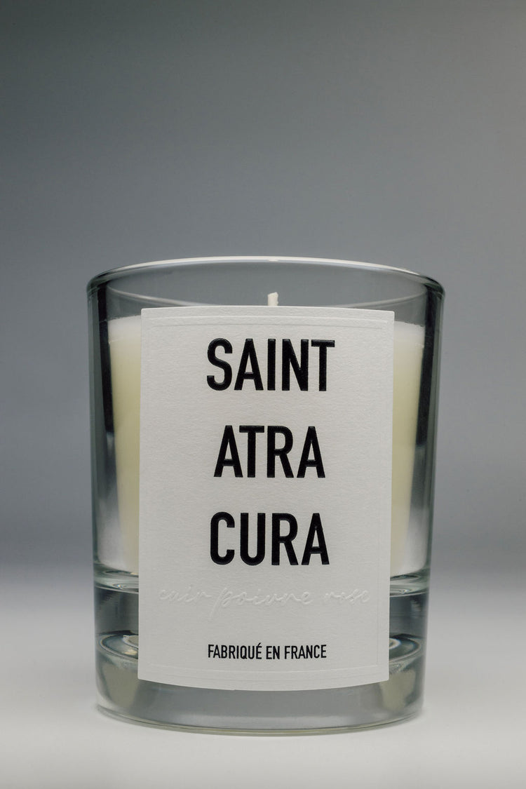 Petite Bougie - Cuir Poivre Rose