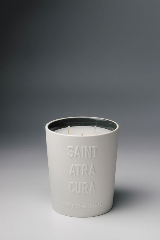 Grande Bougie - Cuir Poivre Rose