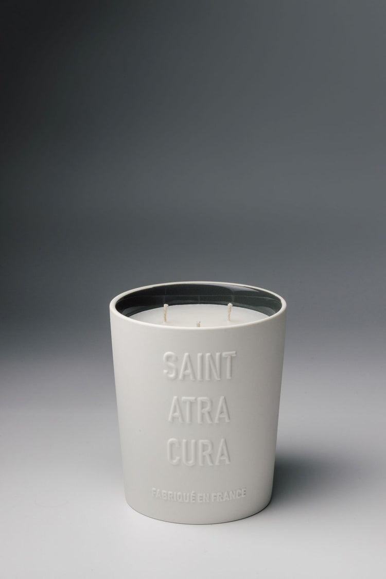 Grande Bougie - Cuir Poivre Rose