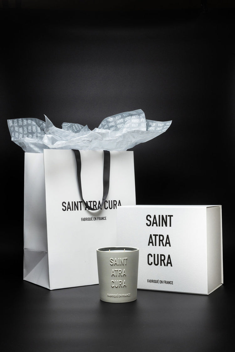 Grande Bougie - Cuir Poivre Rose