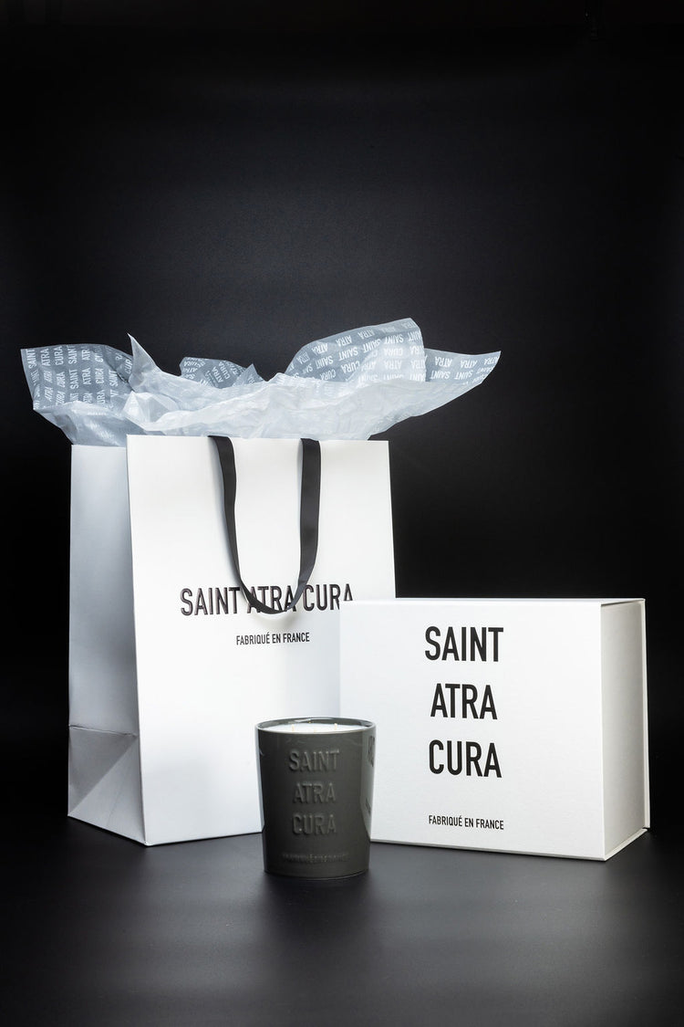 Grande Bougie - Cuir Poivre Rose